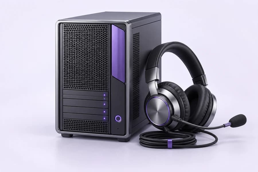Dedicated server and support headset